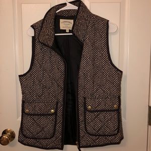 Black and white patterned vest :)